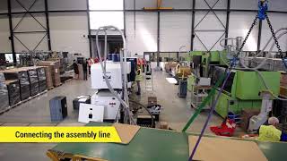 Timelapse new injection moulding machine | English