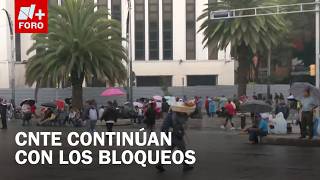 Bloqueo de la CNTE en CDMX: Cierran en Guerrero y avenida Juárez