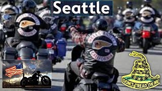 Update on the situation with hells angels bikers teamed up mongols to
ride seattle battle @nt1f@ !!!! #hellsangels #seattle