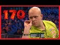 Incredible Set Up Shot Followed By A 170 Checkout! - Michael van Gerwen