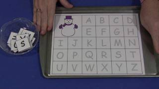 Snowman Alphabet Matching Mat screenshot 4