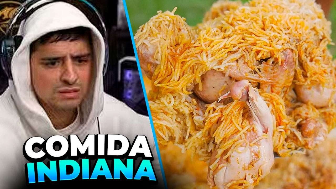 CORINGA REAGINDO A BIRYANI DE FRANGO INTEIRO; RECEITA MEIO EXÓTICA!