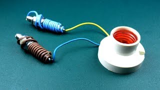 Handmade Free Energy Electronics Using Copper Coil & Spark Plug, New Device for 2019