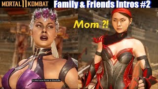 MK11 Family & Friends Intros (Updated Relationship Dialogues) - Mortal Kombat 11