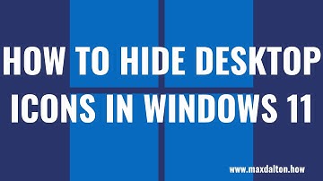 How to Hide Desktop Icons in Windows 11