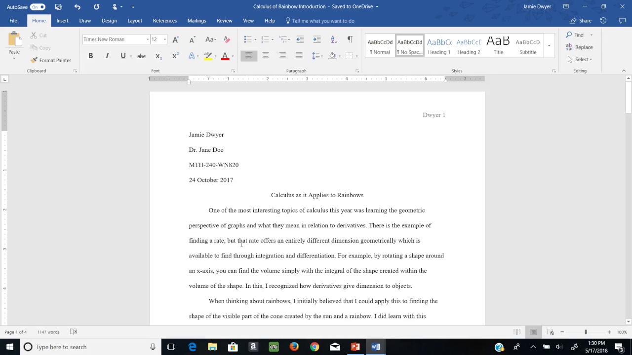 How To Make A Title Page In Mla Format How To Create An Mla Title Page