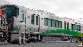 【甲種輸送】あいの風とやま鉄道521系AK20編成×２