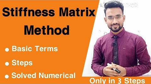 Matrix Method | Stiffness Method for Structural Analysis