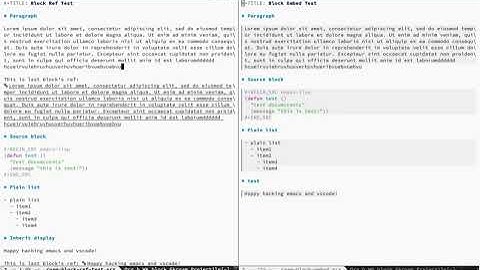 Roam-block Demo: An all-purpose block-ref and block-embed implement in emacs.