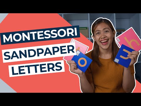 SANDPAPER LETTERS Montessori Presentation | How to Teach Letters of the Alphabet to Toddlers