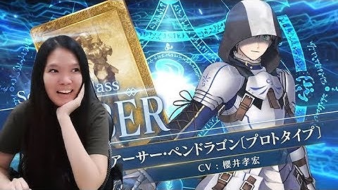 Fate/Grand Order Arcade  - Arthur Pendragon [Prototype] Trailer REACTION