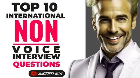 INTERNATIONAL NON VOICE INTERVIEW | TOP 10 NON VOICE INTERVIEW QUESTIONS FOR INTERNATIONAL PROCESS