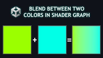 Blend between two colors in shader graph, Quick tip! #unity3d #howto #unitytutorial