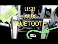 USB AUX BLUETOOTH в штатную аудиосистему Toyota Harrier без пайки