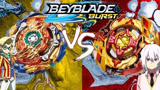 Wi̇zard Fafni̇r Vs Chouzetsu Spri̇ggan- Beyblade Burst Gt- Choz Battle