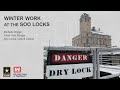 Winter Work at the Soo Locks