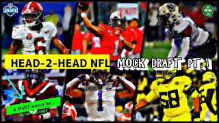 HEAD-2-HEAD NFL MOCK DRAFT! Final 2021 NFL Mock Draft Part 1 Of 2 Full Analysis With Trades HEAD-2-HEAD NFL MOCK DRAFT! Final 2021 NFL Mock Draft Part 1 Of 2 Full Analysis With Trades