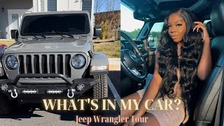 Jeep Wrangler Car Tour | Whats Inside My Car ?