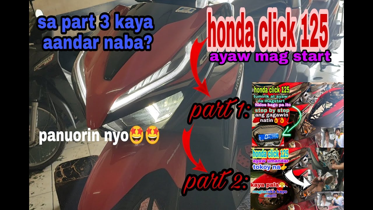 PART 3:honda click 125 na ayaw magstart.sa part 3 aandar na kaya?