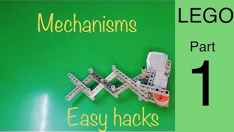 Lego mindstorms ev3 mechanism part 1 | Lift mechanism | easy assembling and dismantling