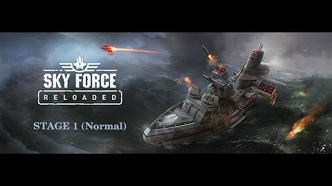 Sky Force Reloaded - Stage 1 (Normal) | HD Gameplay