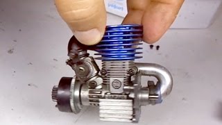 Nitro engine - Start after 6 years!! - Mini nitro yakıtlı motor- 6 yıl sonra çalıştı!!