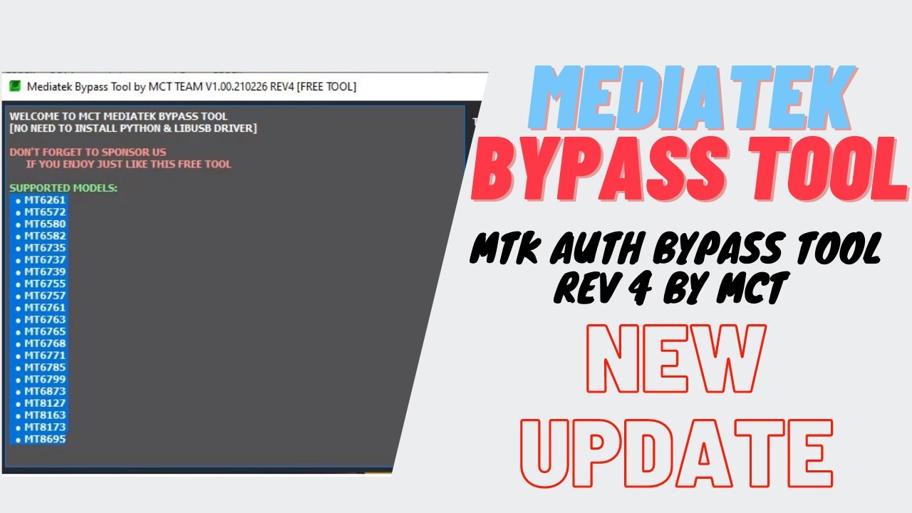 MTK Bypass Tool. MCT MTK Bypass. MTK Bypass Rev 4. MEDIATEK Bypass Tool. Auth tool