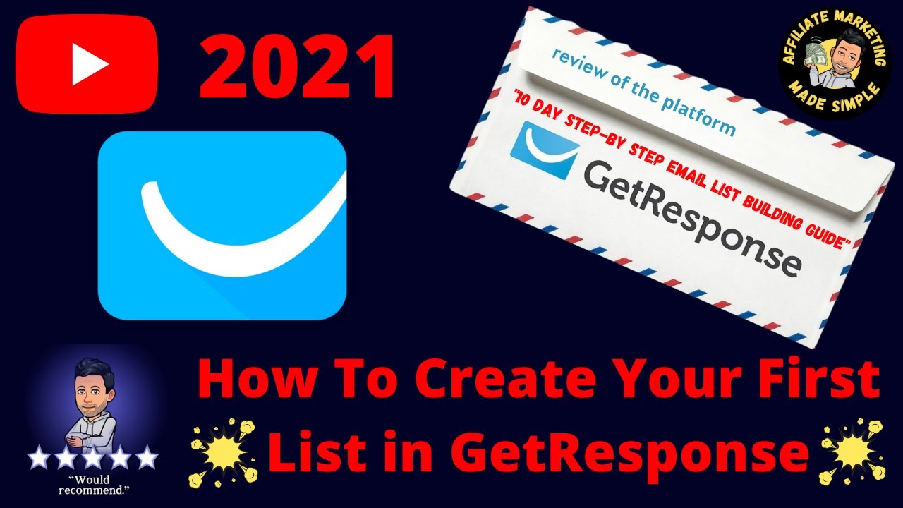 🔥👏How to create your first Email Subscriber List in GetResponse 👏🔥