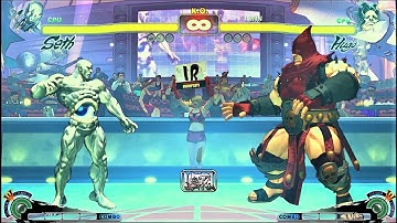 SETH VS HUGO | CPU VS CPU Ultra Street Fighter IV  (Hardest AI)
