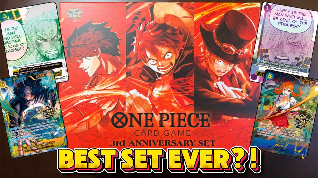 The Japanese 3rd Anniversary Set Is INSANE | ONE PIECE CARD GAME