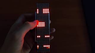 Arduino 8x32 LED Matrix Game w/ Accelerometer Control  Wall Scroller