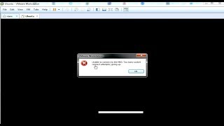 VMware unable to connect to the mks too many socket