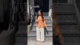 Sunshine vibes & flowy fits ☀️🧡✨|| #outfitinspo #kurtistyle #ootdindia #ytshorts