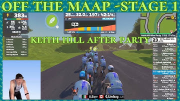 "Flattening" the Keith Hill After Party? My MAAP Stage 1 Strategy