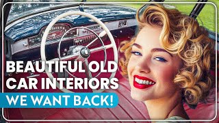 13 Most Beautiful Old Car Interiors, We Want Back!