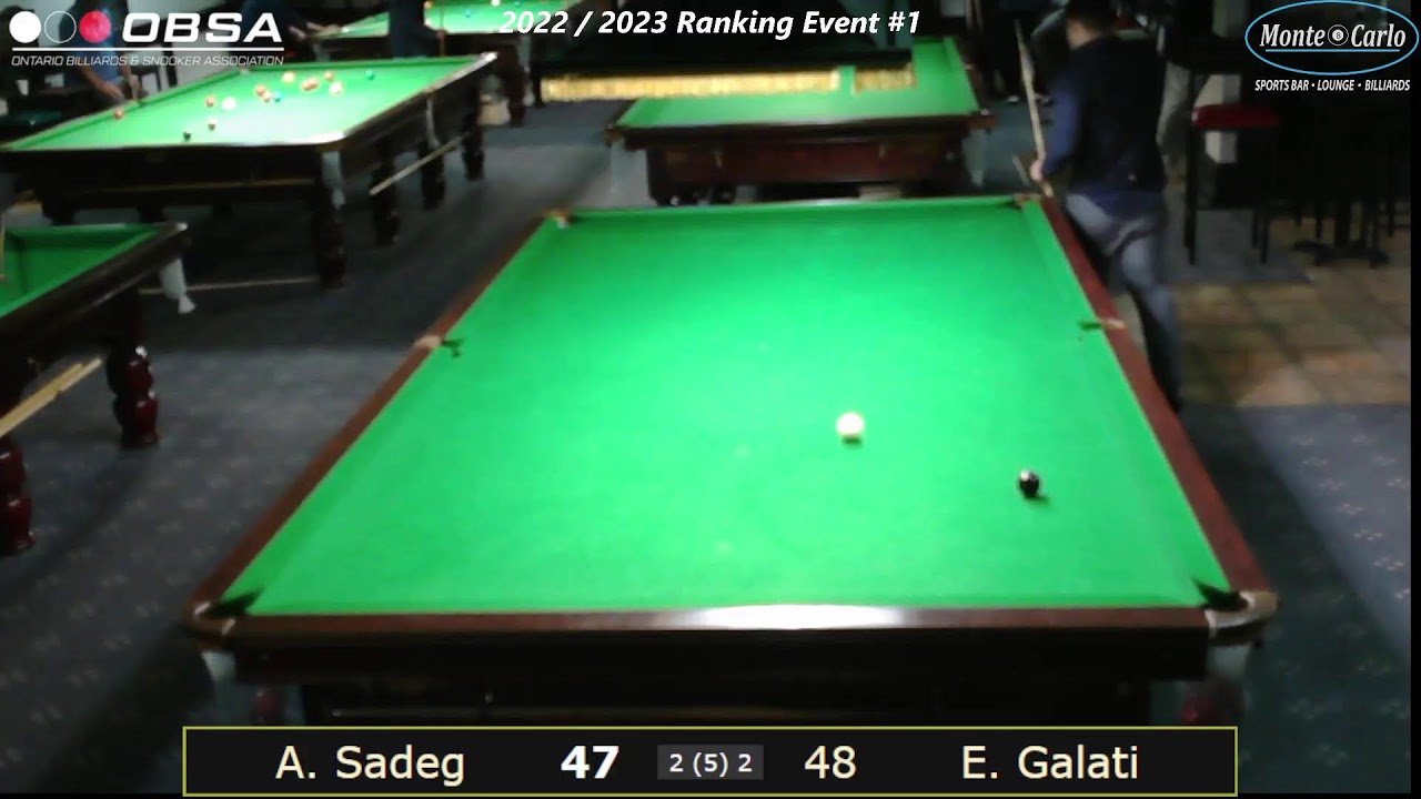 Ontario Snooker Tournaments Live Stream YouTube