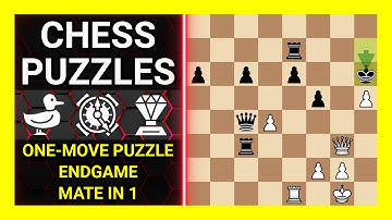 Chess Puzzles to Practice. Themes: One-move puzzle, Endgame, Mate in 1. Learn Chess