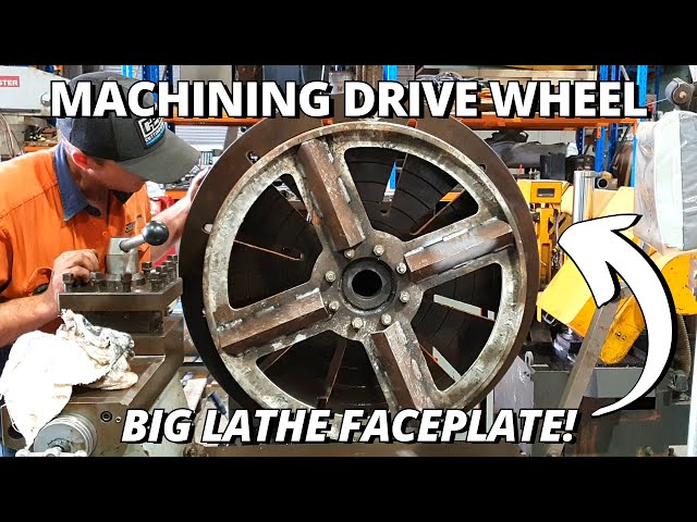 Machining a Polishing Drive Wheel | Using BIG Lathe Faceplate class=