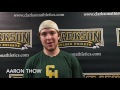 Clarkson men's hockey interviews 1/27