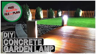 DIY Concrete Outdoor Garden Lamp by Wood You Do It 108,580 views 3 years ago 16 minutes