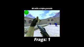 6K with a triple grenade #fps #gamer #streamer #proplayer #pro #clip #nostalgia #counterstrike #cs