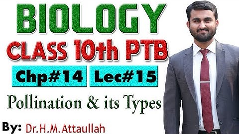 Pollination and its types  |Chapter # 14 | Biology Class 10th | Lec# 15