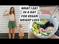 What I eat in a day for vegan weight loss as a mum (40 pounds gone)