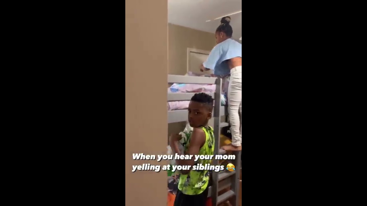 When You Hear Your Mom Yelling At Siblings