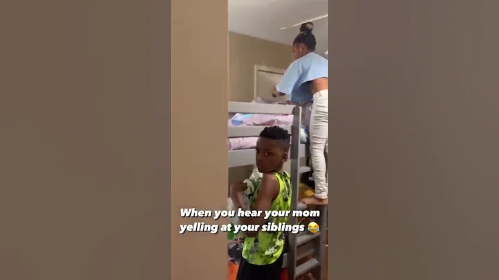 When you hear your mom yelling at your siblings