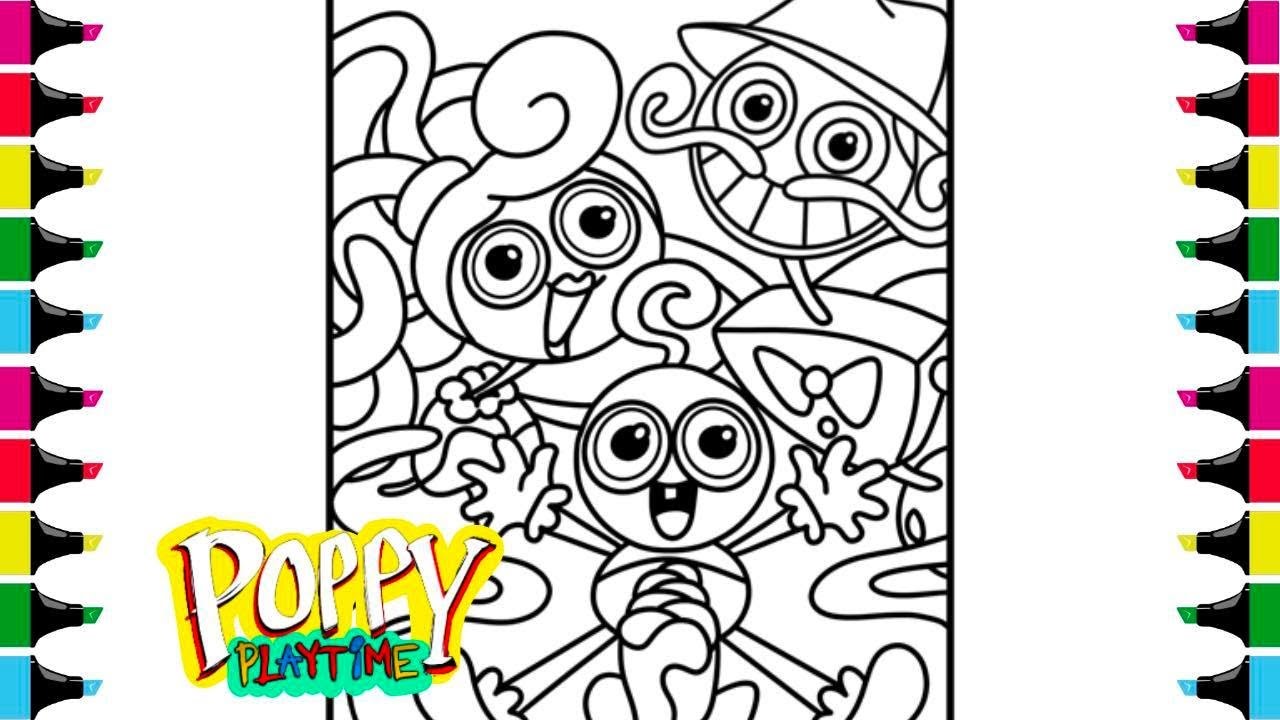 Poppy Playtime - Coloring Pages for kids