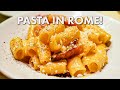 The BEST Pasta in Rome: Roman Food Tour! | Colosseum + Forum Tour!