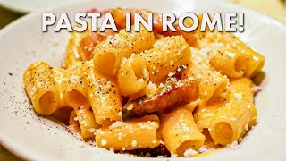 The BEST Pasta in Rome: Roman Food Tour! | Colosseum + Forum Tour!