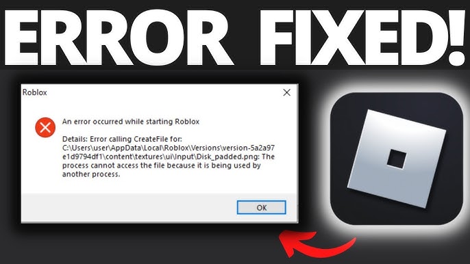 An error occurred while starting Roblox (FIX) 