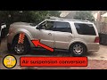 Lincoln Navigator air suspension conversion to coil springs / Ford Expedition.